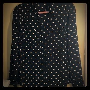 Express black with white polka dots Portofino
